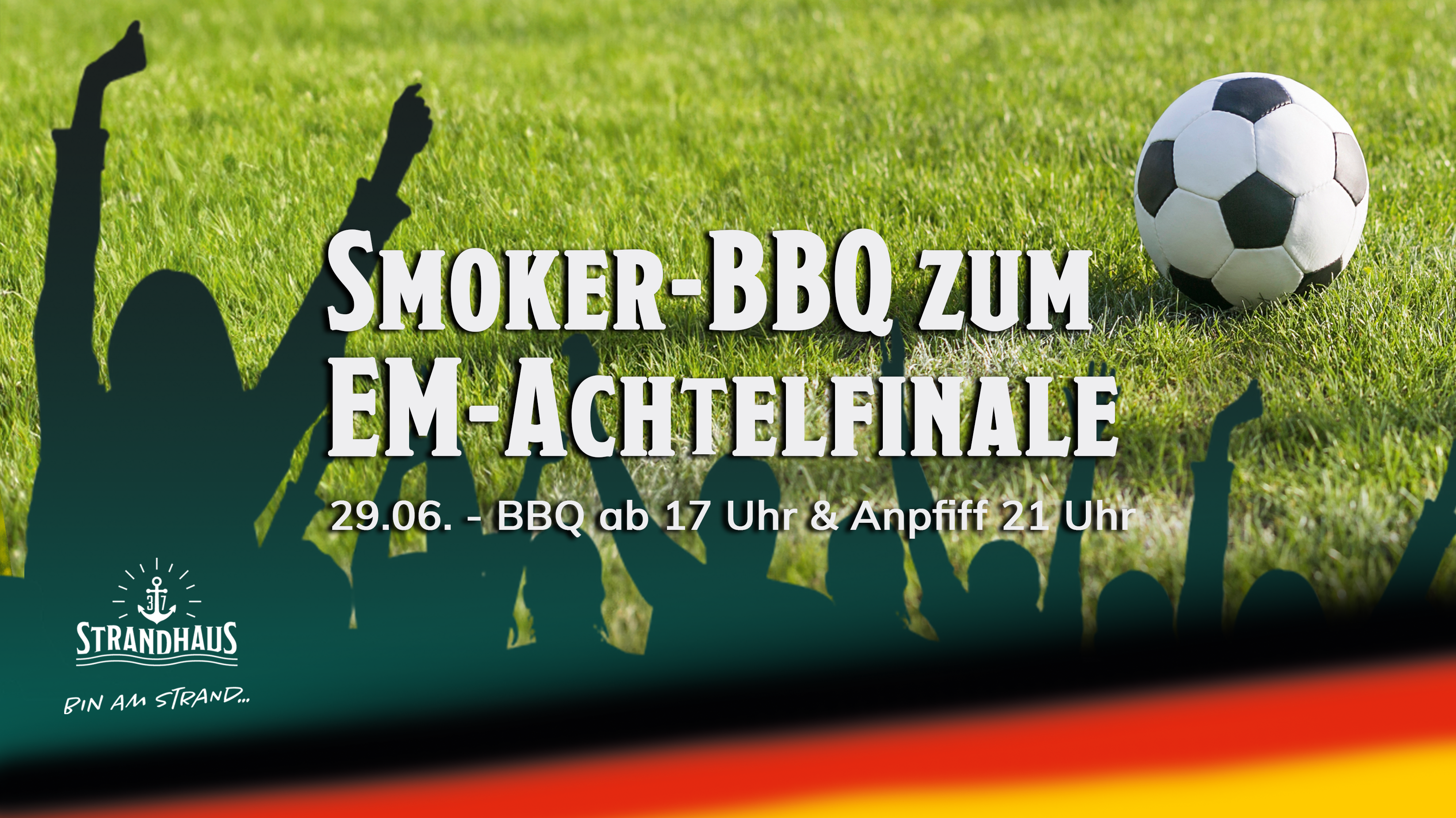EM 2024 - Smoker-BBQ zum Achtelfinale